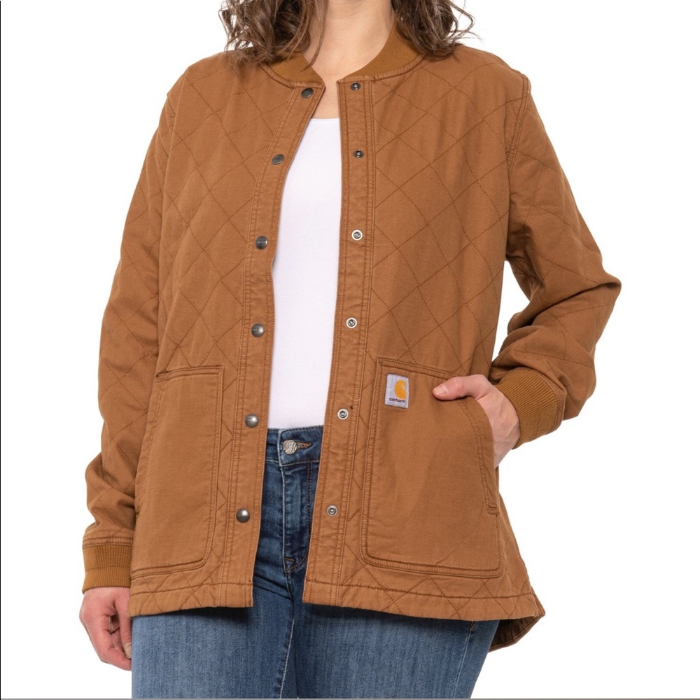 Carhartt Relaxed Fit Canvas Rib Collar Shirt Jacket - Size XS